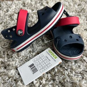 NWT Crocs crocband sandals Size C8